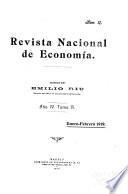 Revista nacional de economía
