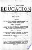 Revista nacional de educación. Agosto 1942