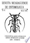 Revista nicaragüense de entomología