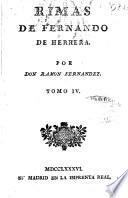 Rimas de Fernando de Herrera