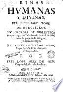Rimas humanas y divinas