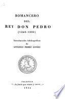 Romancero del rey don Pedro, 1368-1800