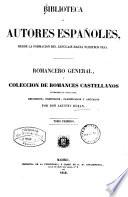 Romancero general ó Coleccion de romances castellanos anteriores al siglo XVIII.