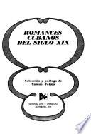 Romances cubanos del siglo XIX