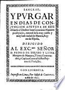 Sangrar, y purgar en dias de conjuncion