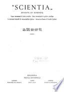 Scientia, rivista di scienza