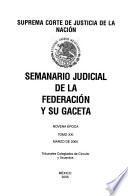 Semanario judicial de la Federación y su gaceta