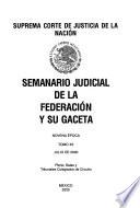 Semanario judicial de la Federación y su gaceta
