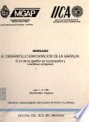 Seminario el desarrollo exportador de la granja