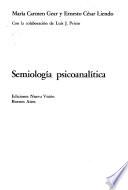 Semiología psicoanalítica