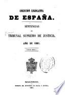 Sentencias del Tribunal supremo de justicia