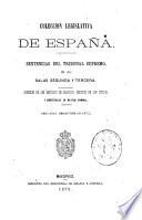 Sentencias del Tribunal Supremo en materia criminal