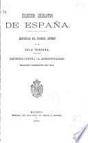 Sentencias del tribunal supremo en su sala tercera