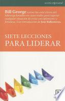 Siete lecciones para liderar