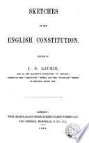 Sketches of the english constitution