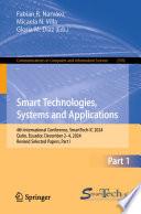 Smart Technologies, Systems and Applications