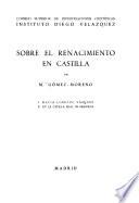 Sobre el Renacimiento en Castilla