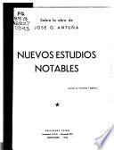Sobre la obra de José G. Antuña