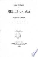 Sobre un torzo de música griega