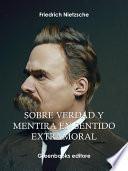 Sobre verdad y mentira en sentido extramoral