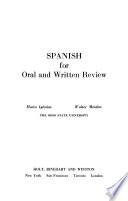 Spanish for Oral and Written Review