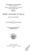 Spirit Leveling in Texas 1896 to 1915, Inclusive