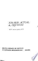 Sumario actual de revistas