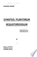 Synopsis plantarum aequatoriensium ...