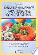 Tabla de alimentos para personas con colesterol