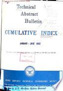 Technical Abstract Bulletin
