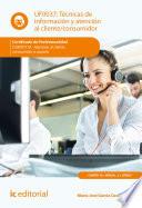 Técnicas de información y atención al cliente/consumidor. COMT0110