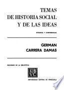 Temas de historia social y de las ideas