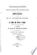 Teoría del gobierno representativo é historia general de la representación