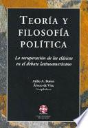 Teoría y filosofía política