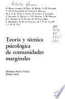 Teoría y técnica psicológica de comunidades marginales