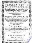 Tercera parte del Abecedario espiritual ...