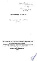 Testimonio y literatura