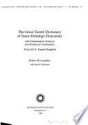 The Great Tzotzil Dictionary of Santo Domingo Zinacantán