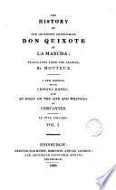 The History of the Ingenious Gentleman, Don Quixote of La Mancha