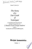 The Story of a Fair Greek of Yesteryear