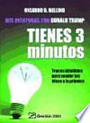 Tienes 3 minutos