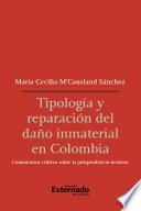 Libro Tipología y reparación del daño inmaterial en Colombia