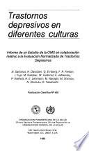 Trastornos depresivos en diferentes culturas