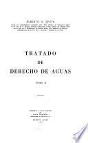 Tratado de derecho de aguas
