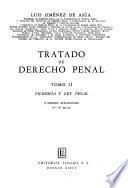 Tratado de derecho penal: Filosofía y ley penal