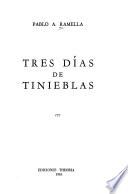 Tres días de tinieblas