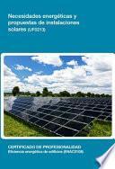 UF0213 - Necesidades energéticas y propuestas de instalaciones solares