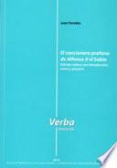 VA/66A-El cancionero profano de Alfonso X el Sabio. Edición crítica, con introducción, notas y glosario