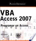 VBA Access 2007