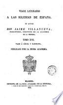Viage [sic] literario a las iglesias de España, 17